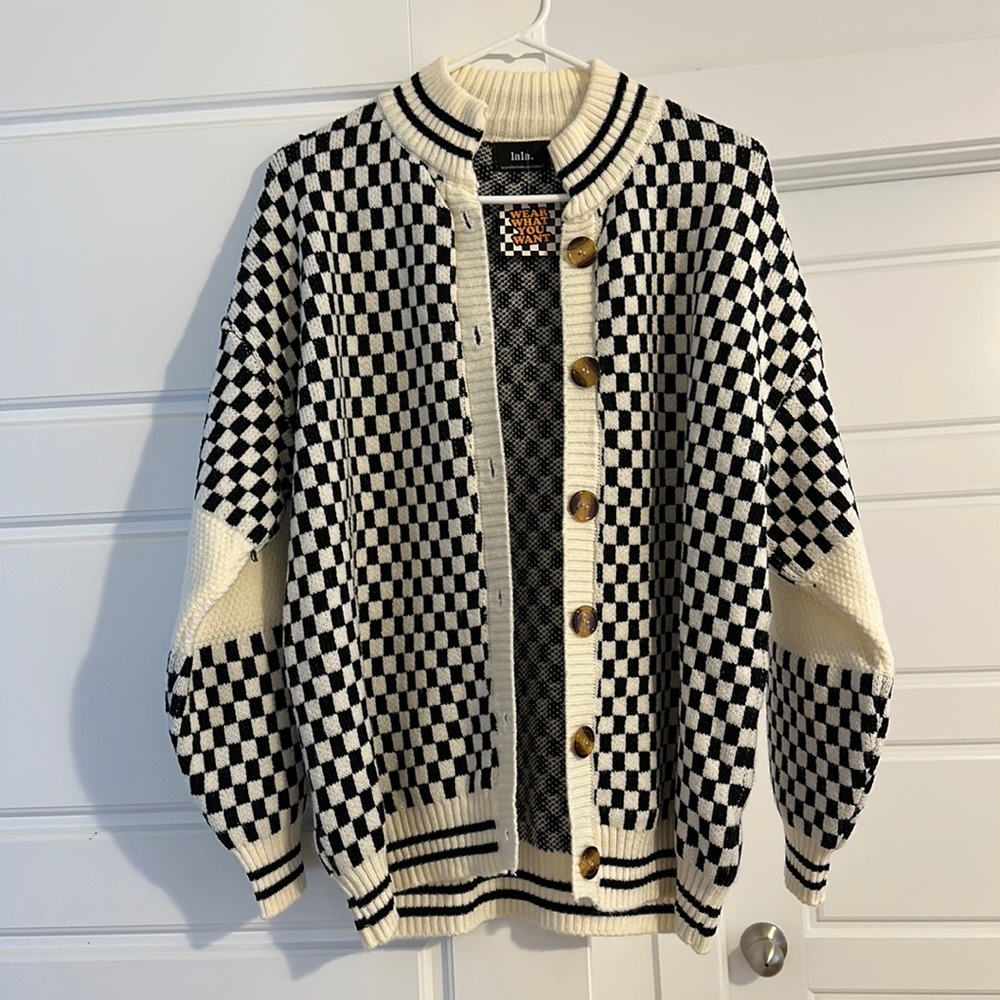 Dressed in LALA EXCLUSIVE Get What I Want Grandpa Cardigan